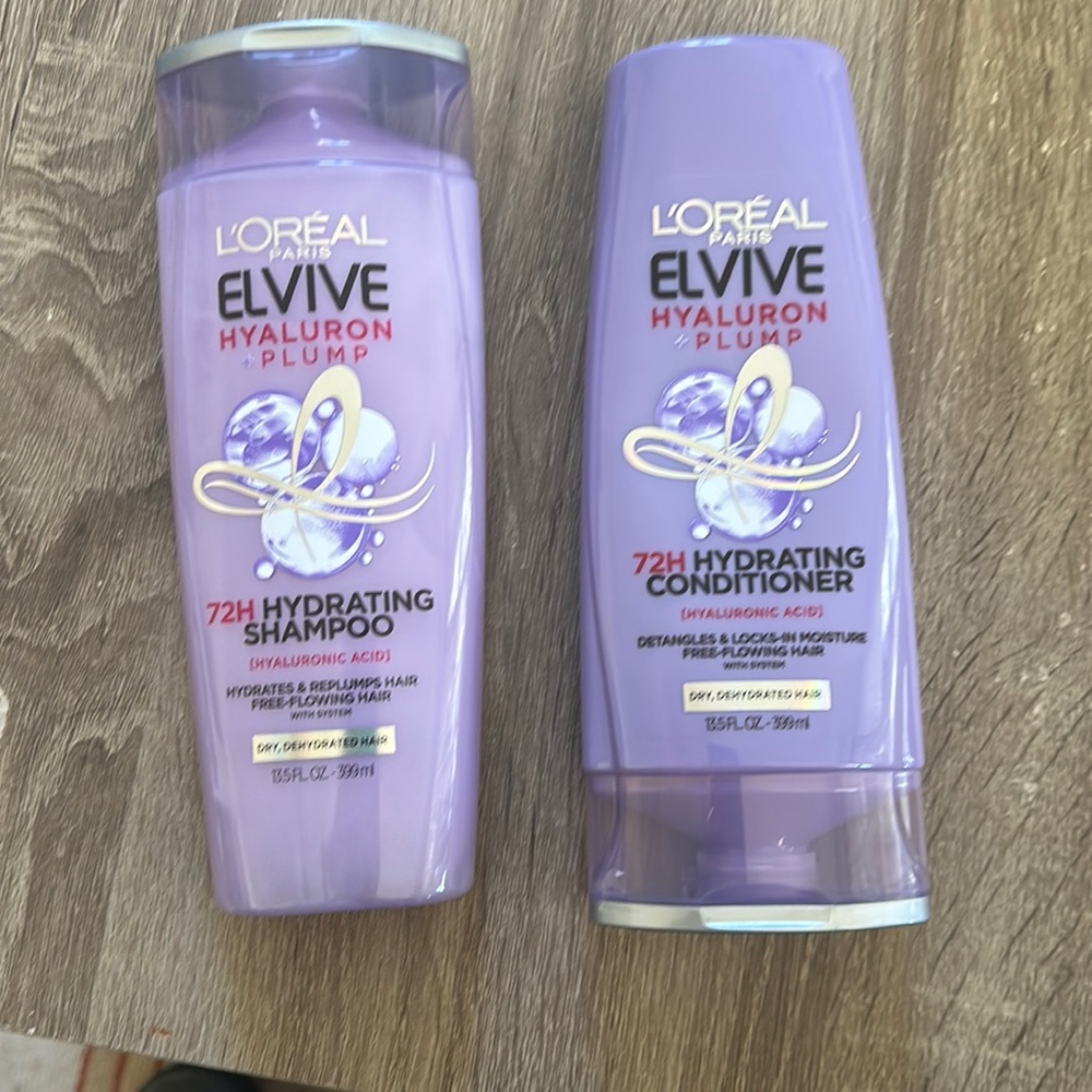 L’Oréal Elvive Hyaluron Plump Hydrating Shampoo and Conditioner